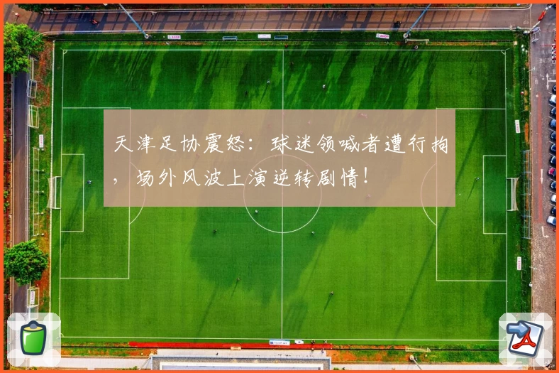 天津足协震怒:球迷领喊者遭行拘,场外风波上演逆转剧情!