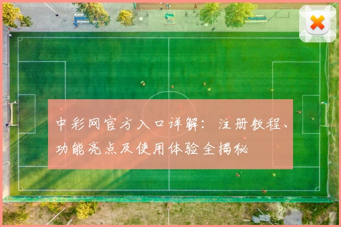 中彩网官方入口详解：注册教程、功能亮点及使用体验全揭秘